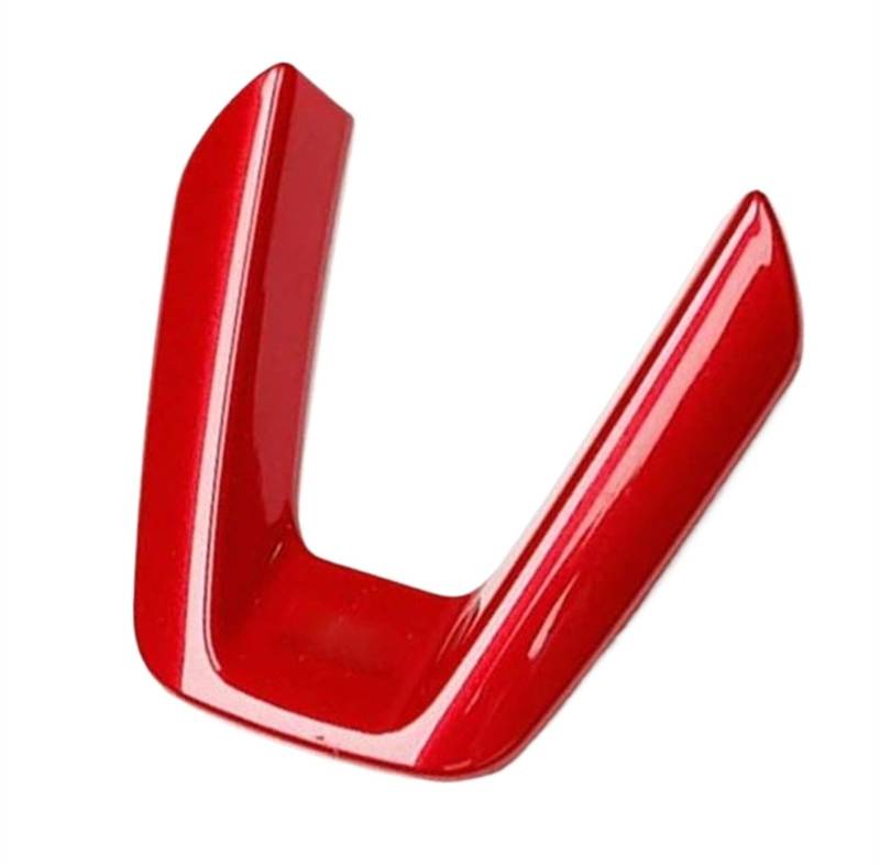 Aufkleber Abdeckung Cover Decal Trim Auto Lenkrad Dekorativ Für Mazda 3 Für Axela 2017 2018 2019 Für CX-4 Für CX-5 2017-2020 Innen Aufkleber(Rot) von SCUASKJ