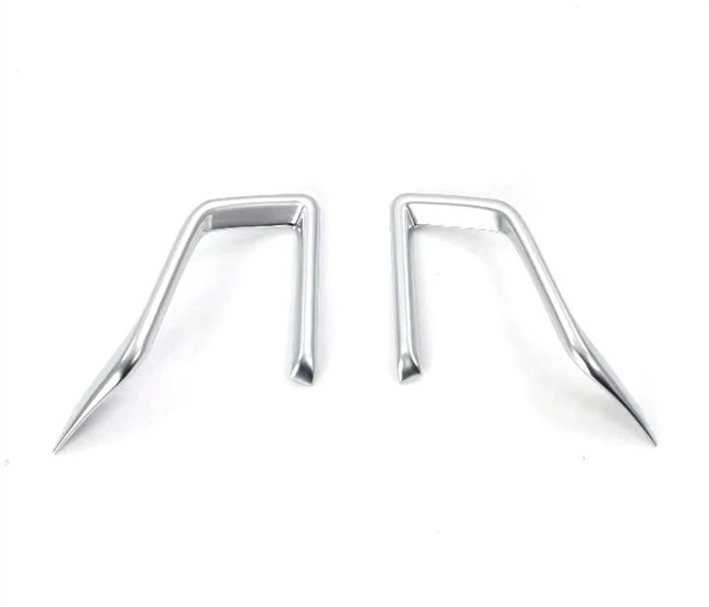 Aufkleber Abdeckung Cover Decal Trim Auto Lenkrad Panel Rahmen Trim Abdeckung Aufkleber Innen Dekoration Molding Für Subaru Für Forester SK 2019 2020 2021 2022 2023(Matte Silver A) von SCUASKJ