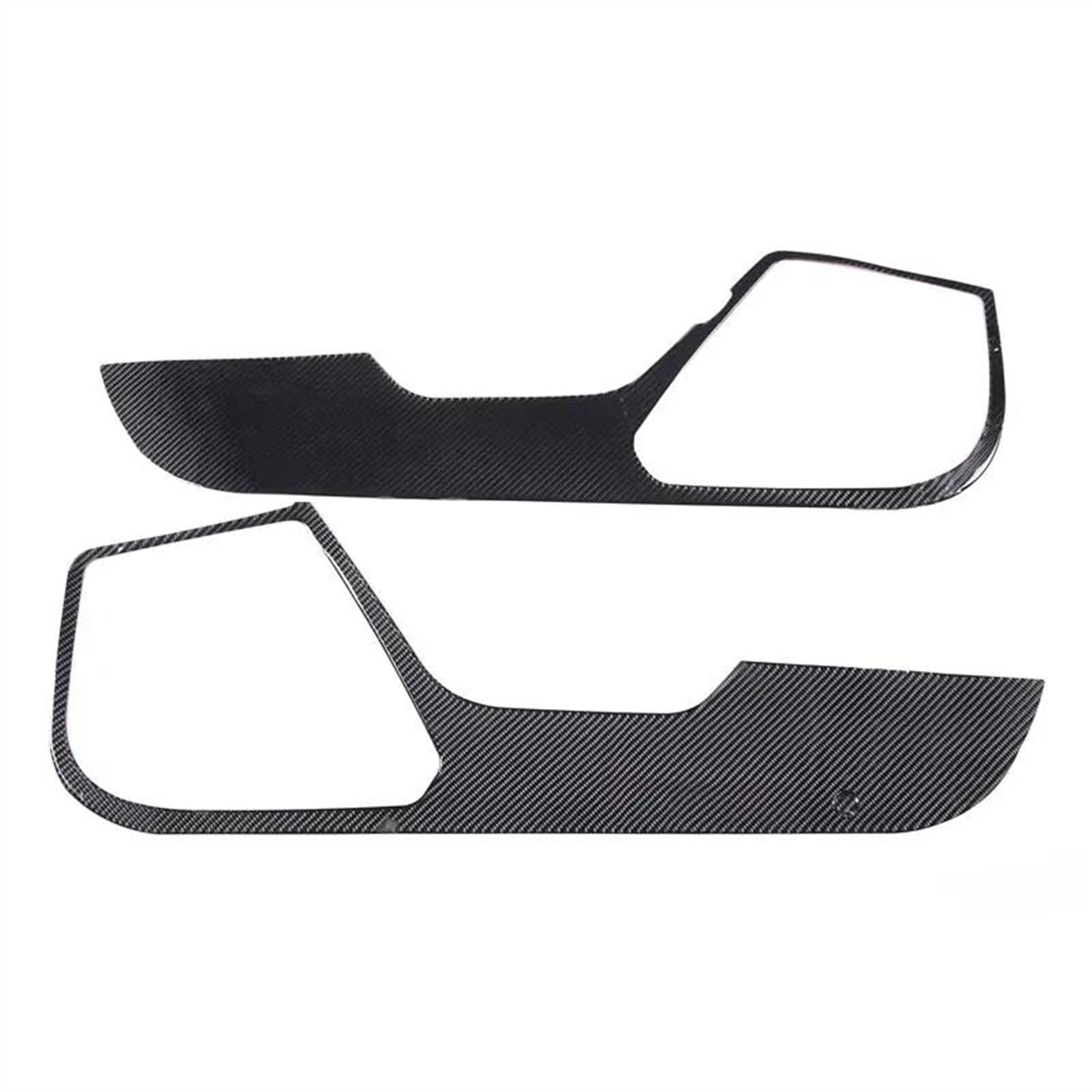 Aufkleber Abdeckung Cover Decal Trim Auto Styling Innen Auto Tür Anti-Kick Panel Abdeckung Aufkleber Für Chevrolet Für Corvette Für C7 2014 2015 2016 2017 2018 2019(Kohlefaser) von SCUASKJ