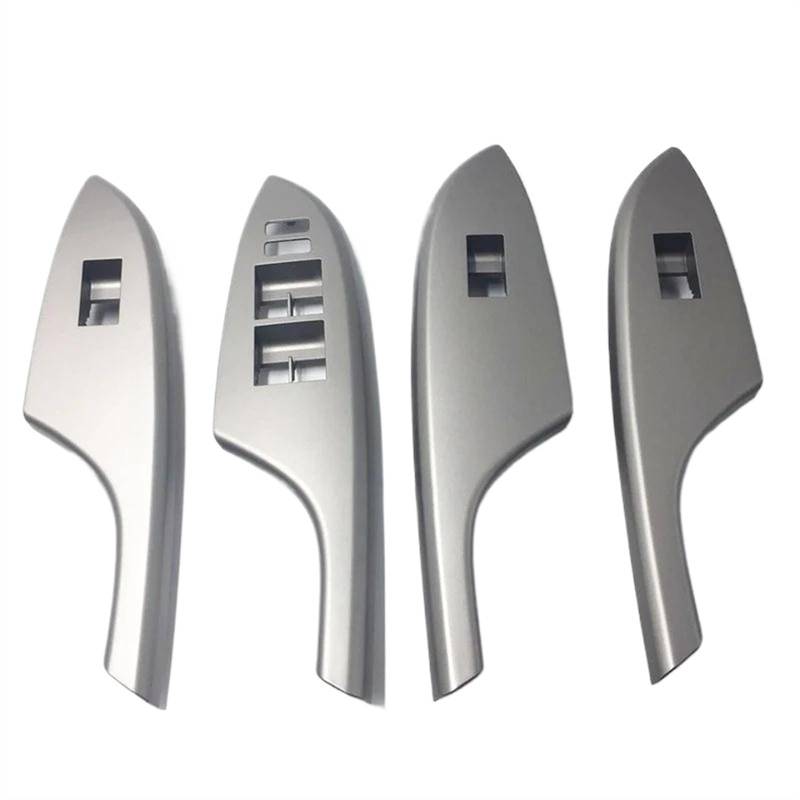 Aufkleber Abdeckung Cover Decal Trim Fenster Glas Panel Armlehne Lift Schalter Taste Abdeckung Trim Zubehör Für Toyota Für Corolla 2007 2008 2009 2010 2011 2012 2013(1pair-4pcs) von SCUASKJ