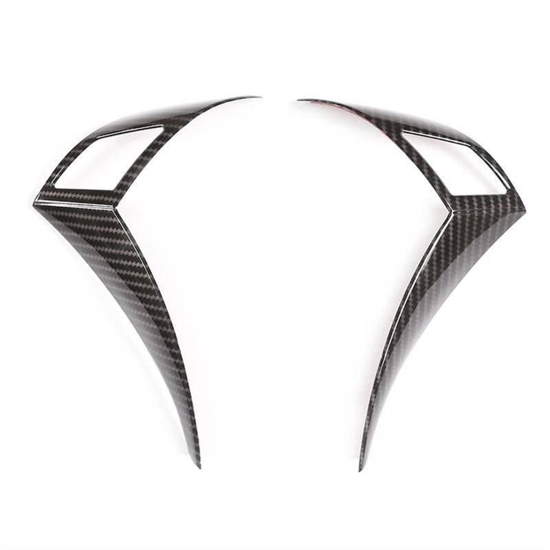 Aufkleber Abdeckung Cover Decal Trim Für 5er E60 E61 2003 2004 2005 2006 2007 2008 2009 2010 Auto Styling Lenkrad Taste Dekoration Rahmen Trim(Kohlefaser) von SCUASKJ