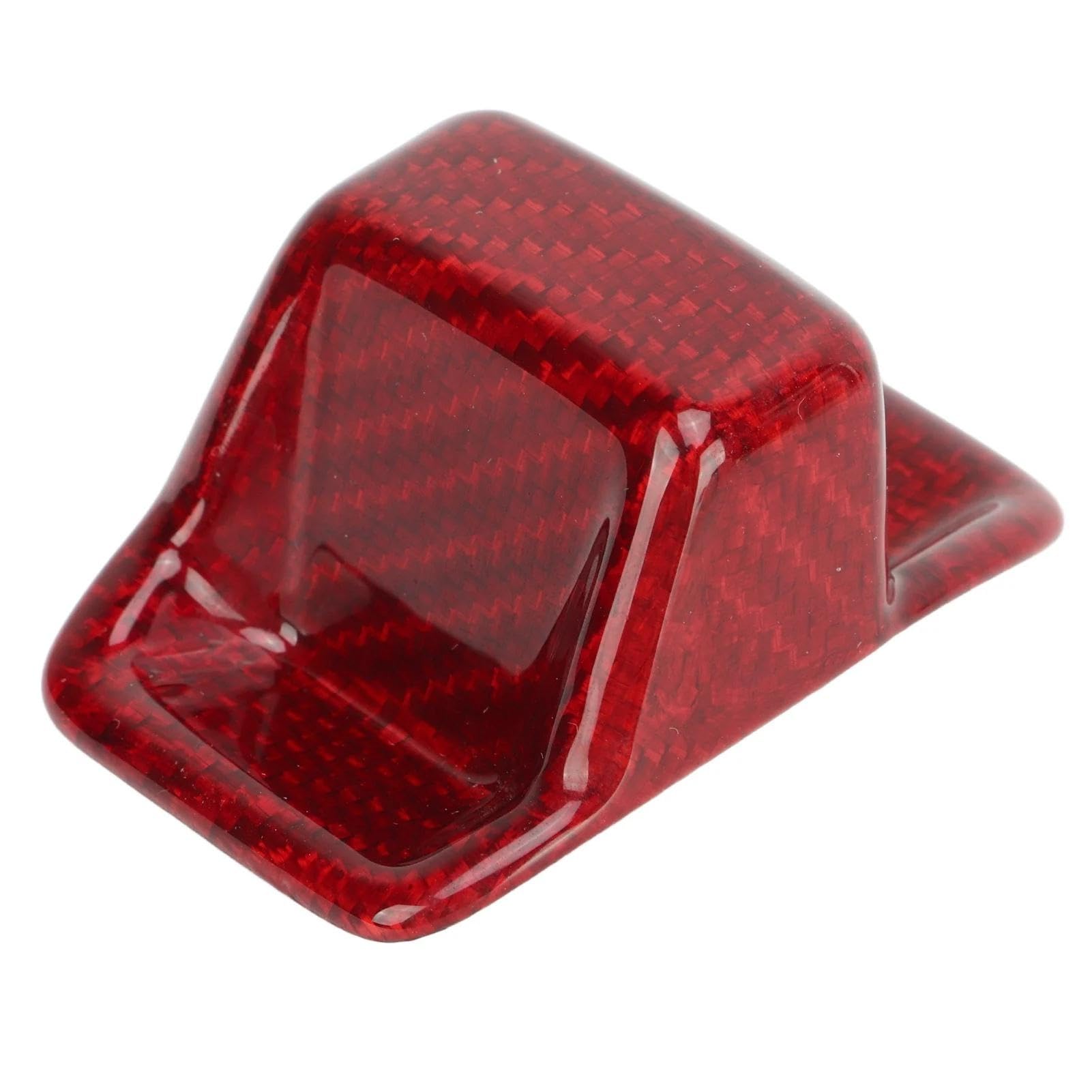Aufkleber Abdeckung Cover Decal Trim Für A3 Für S3 Für RS3 8Y 2021+ Schaltknauf Abdeckung Carbon Fiber Schalthebel Kopf Dekoration Abdeckung Auto Innen Knopf Dekoration(Rot) von SCUASKJ