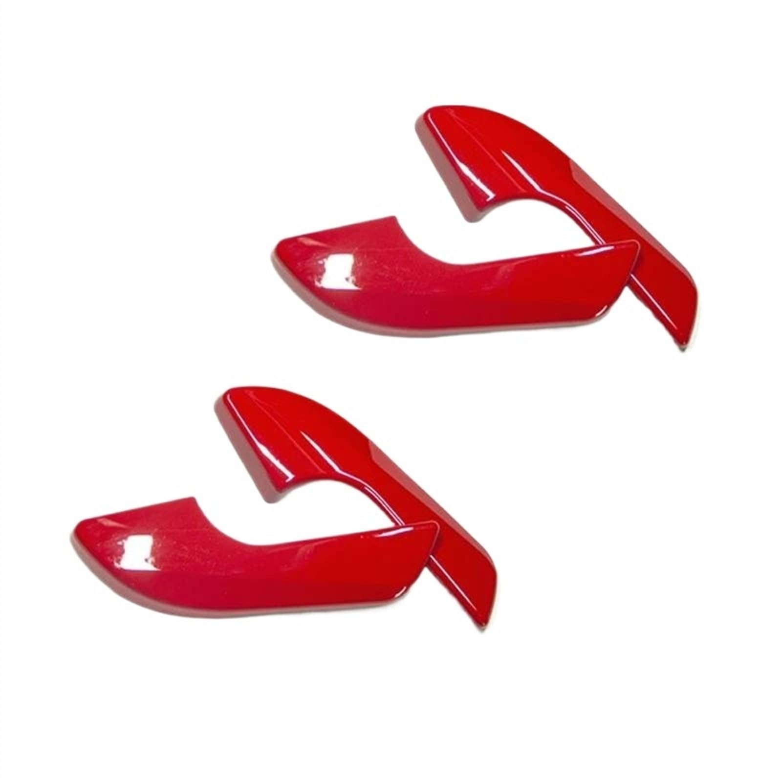 Aufkleber Abdeckung Cover Decal Trim Für Alfa Für Romeo Für Giulietta Tür Inner Griff Dekoration Shell Schutzhülle Auto Aufkleber Innen Zubehör Trim(Red-4pcs) von SCUASKJ