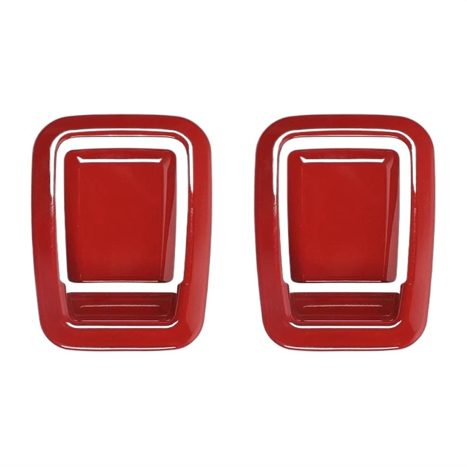 Aufkleber Abdeckung Cover Decal Trim Für Chevrolet Für Camaro 2010 2011 2012 2013 2014 2015 Auto Sitz Zurück Griff Dekoration Abdeckung Innen Zubehör(Rot) von SCUASKJ