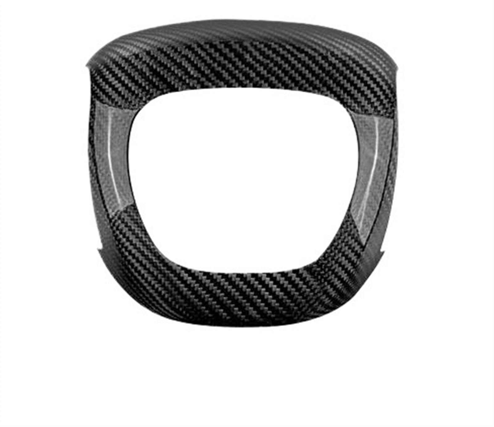 Aufkleber Abdeckung Cover Decal Trim Für Dodge Für Challenger Für Durango Für Ladegerät 2015 2016 2017 2018 2019 2020 2021 2022 2023 Auto Innen Lenkrad Aufkleber Trim(Carbon Fiber Black) von SCUASKJ