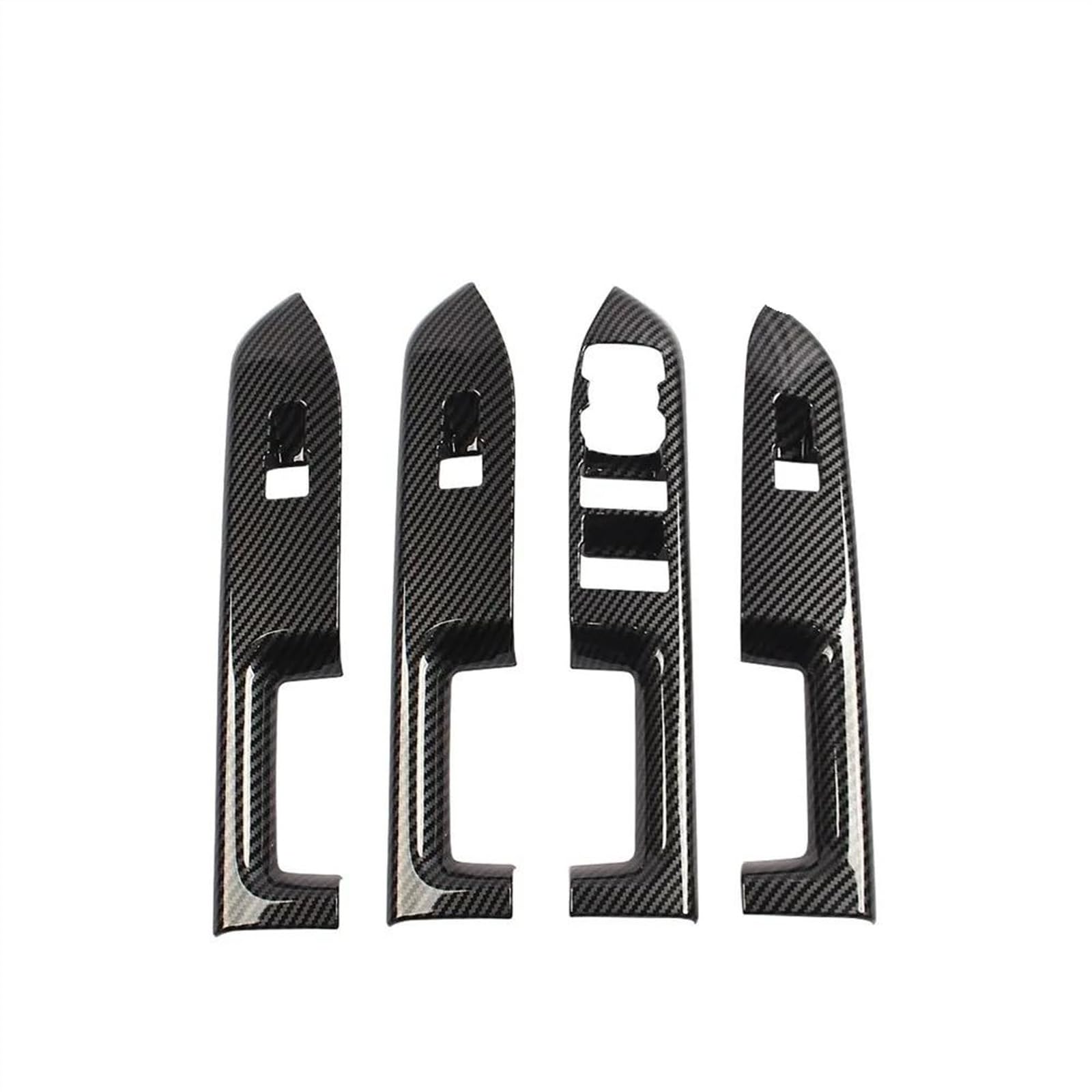 Aufkleber Abdeckung Cover Decal Trim Für Ford Für Bronco Sport 2021-2022 4PCS Fenster Schalter Panel Trim Molding Auto Innen Fenster Dekorative Streifen Lift Armlehne Abdeckung von SCUASKJ