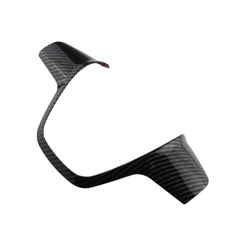 Aufkleber Abdeckung Cover Decal Trim Für Ford Für Focus 3 MK3 Limousine Fließheck Für Kuga Für Escape 2012 2013 2014 Auto Lenkrad Trim Abdeckung Aufkleber Dekoration Fall(Black Larger) von SCUASKJ