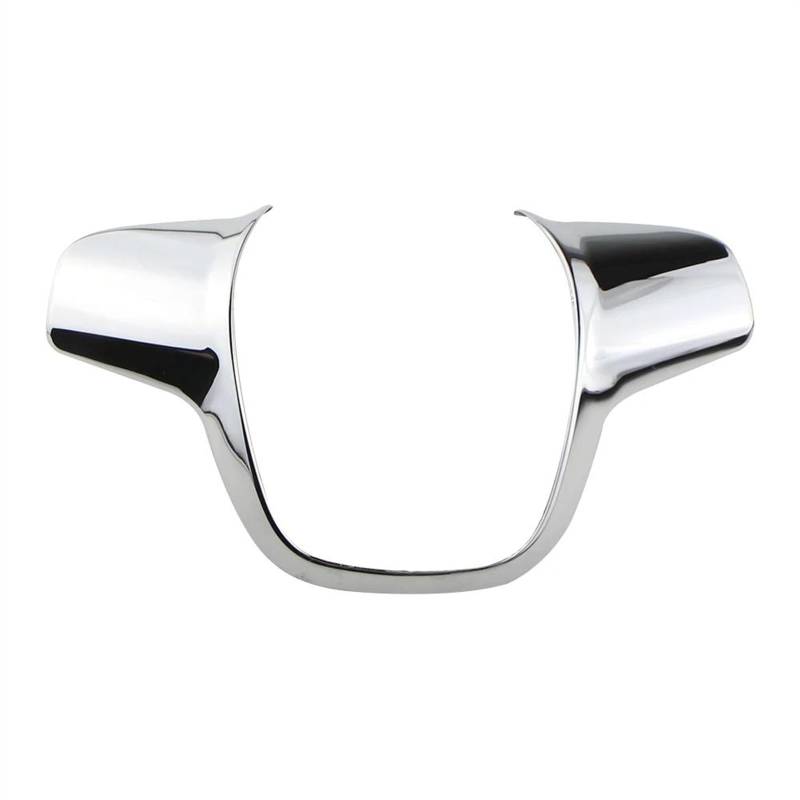 Aufkleber Abdeckung Cover Decal Trim Für Ford Für Focus 3 MK3 Limousine Fließheck Für Kuga Für Escape 2012 2013 2014 Auto Lenkrad Trim Abdeckung Aufkleber Dekoration Fall(Silver Larger) von SCUASKJ
