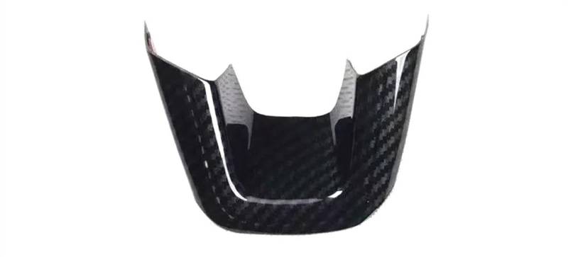 Aufkleber Abdeckung Cover Decal Trim Für Jeep Für Kompass 2017 2018 2019 1pc Auto Lenkrad Unten Dekoration Lünette Abdeckung Aufkleber Innen Auto Styling Form(Carbon Fiber Black) von SCUASKJ
