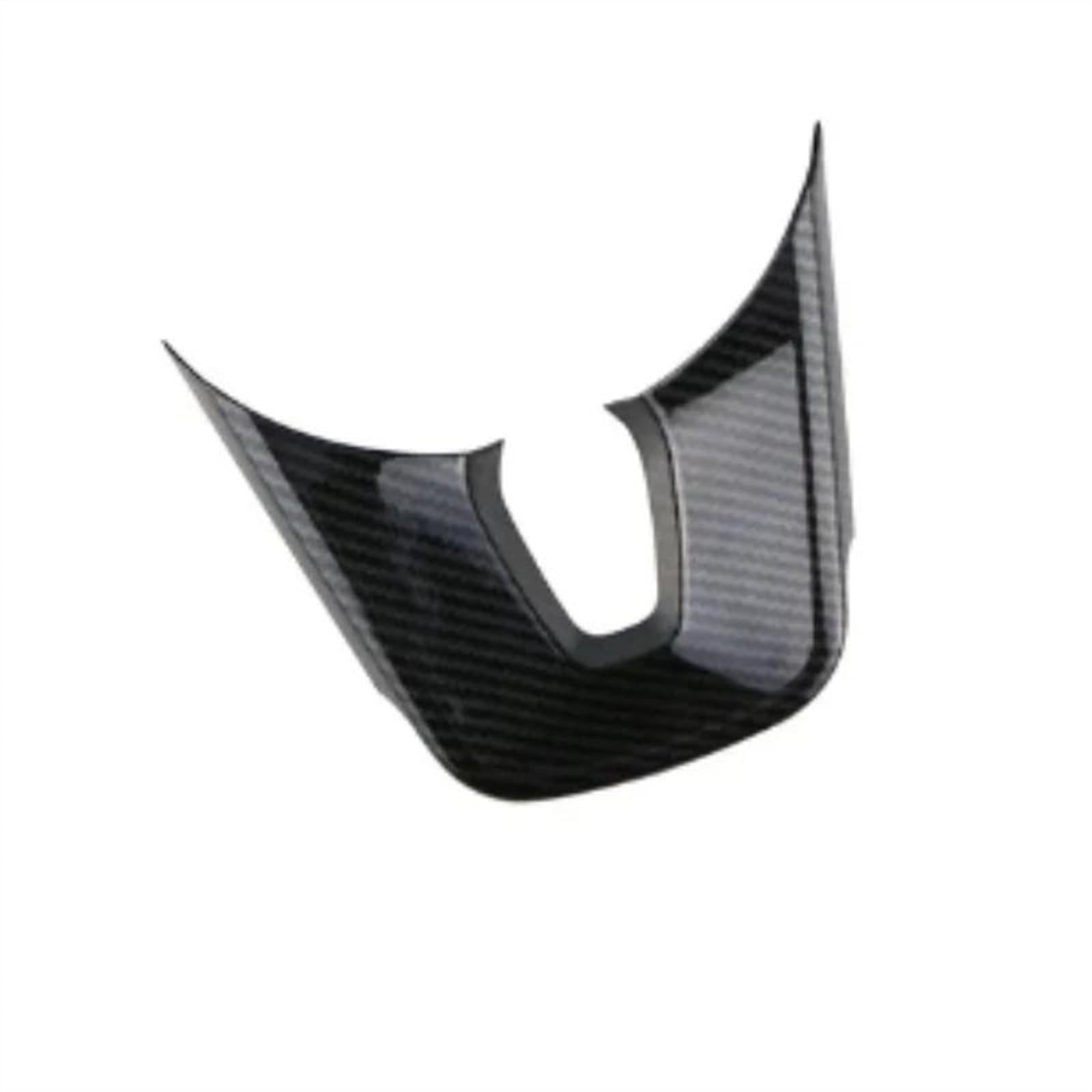 Aufkleber Abdeckung Cover Decal Trim Für Kia Für Forte Für K3 2019 2020 Auto Lenkrad Dekoration Trim Abdeckung Aufkleber Form Rahmen(Black Carbon) von SCUASKJ