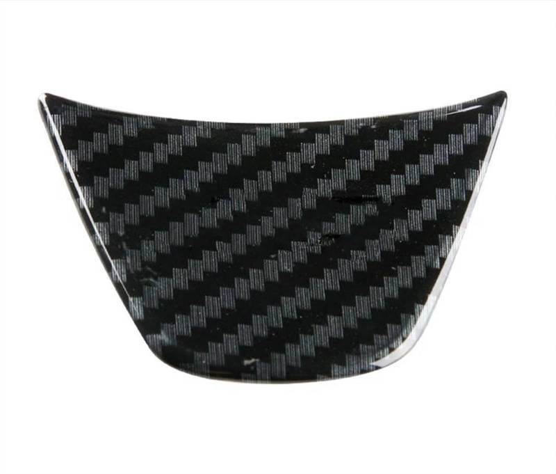 Aufkleber Abdeckung Cover Decal Trim Für Mitsubishi Für Eclipse Für Cross 2018 2019 Auto Lenkrad Abdeckung Trim Pailletten Aufkleber Innen Moulding Zubehör(Kohlefaser) von SCUASKJ
