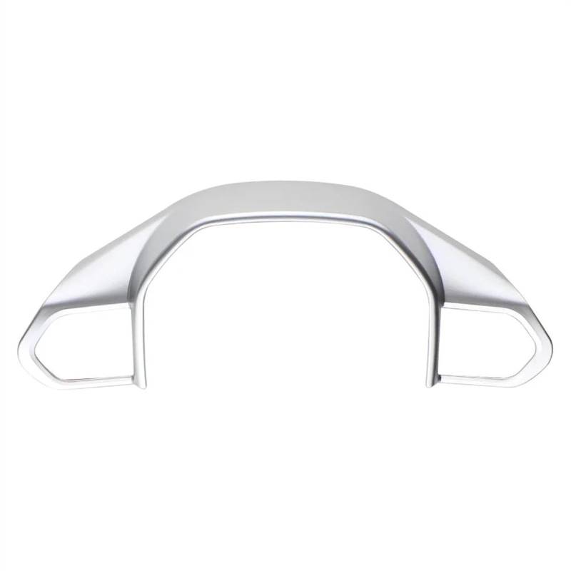 Aufkleber Abdeckung Cover Decal Trim Für Peugeot 3008 GT 4008 5008 ABS Auto Lenkrad Taste Panel Aufkleber Dekorative Rahmen Abdeckung Trim Innen Zubehör(Silber) von SCUASKJ