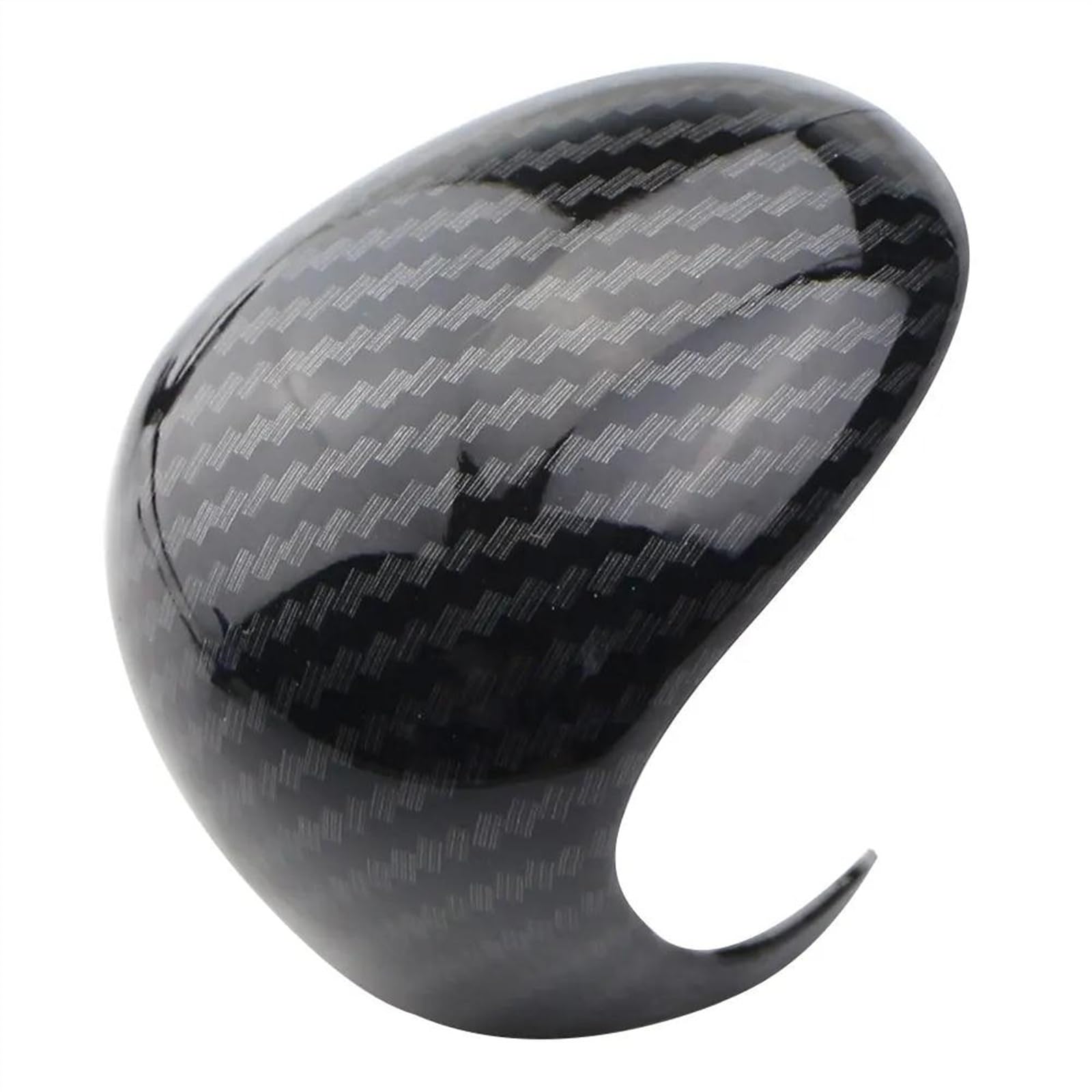 Aufkleber Abdeckung Cover Decal Trim Für Toyota Für C-HR Für CHR 2016 2017 2018 2019 2020 2021 2022 Auto Schaltknauf Schutz Abdeckung Getriebe Kopf Shift Halsbänder(Carbon Fiber Black) von SCUASKJ