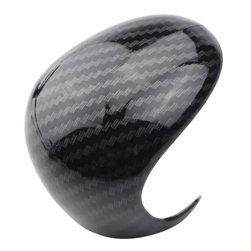 Aufkleber Abdeckung Cover Decal Trim Für Toyota Für C-HR Für CHR 2016 2017 2018 2019 2020 2021 2022 Auto Schaltknauf Schutz Abdeckung Getriebe Kopf Shift Halsbänder(Carbon Fiber Black) von SCUASKJ