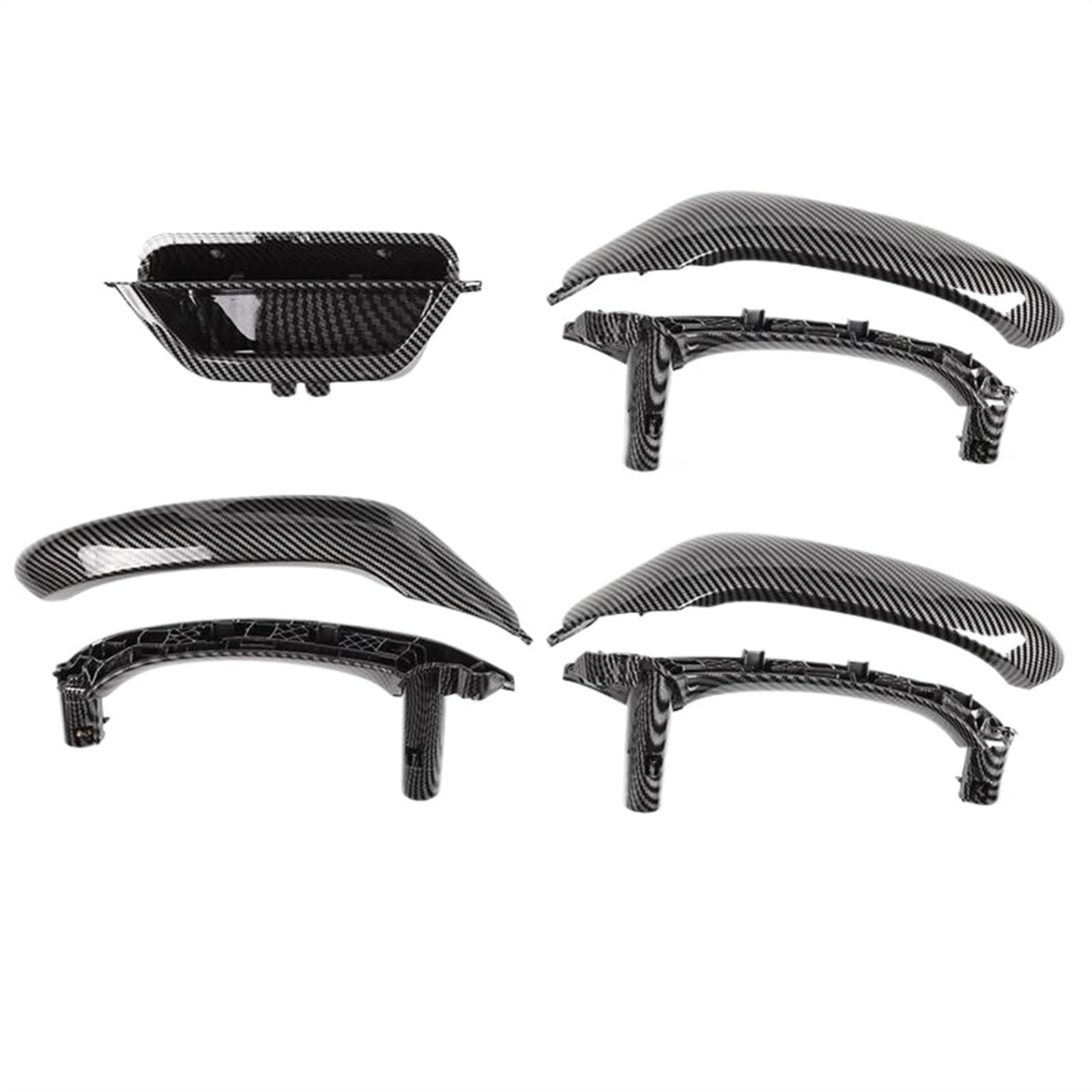 Aufkleber Abdeckung Cover Decal Trim Für X3 Für X4 F26 F25 2011 2012-2015 2016 2017 Auto Interior Styling Innentür Pull Griffe Ersetzen Abdeckung Türgriff Montage(Assembly Carbon) von SCUASKJ