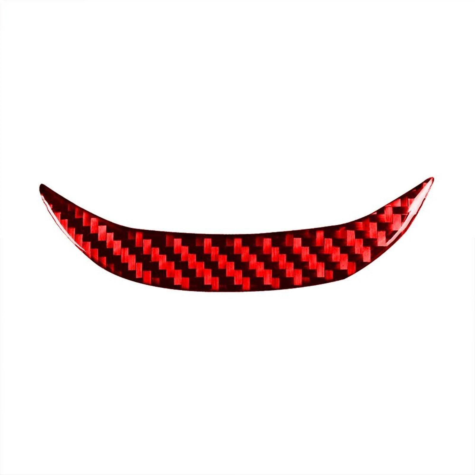 Aufkleber Abdeckung Cover Decal Trim Lenkrad Panel Kinn Trim Abdeckung Auto Innen Dekoration Aufkleber Für Subaru Für Impreza 2012-2016 Für XV Für Crosstrek 2013-2017(Rot) von SCUASKJ