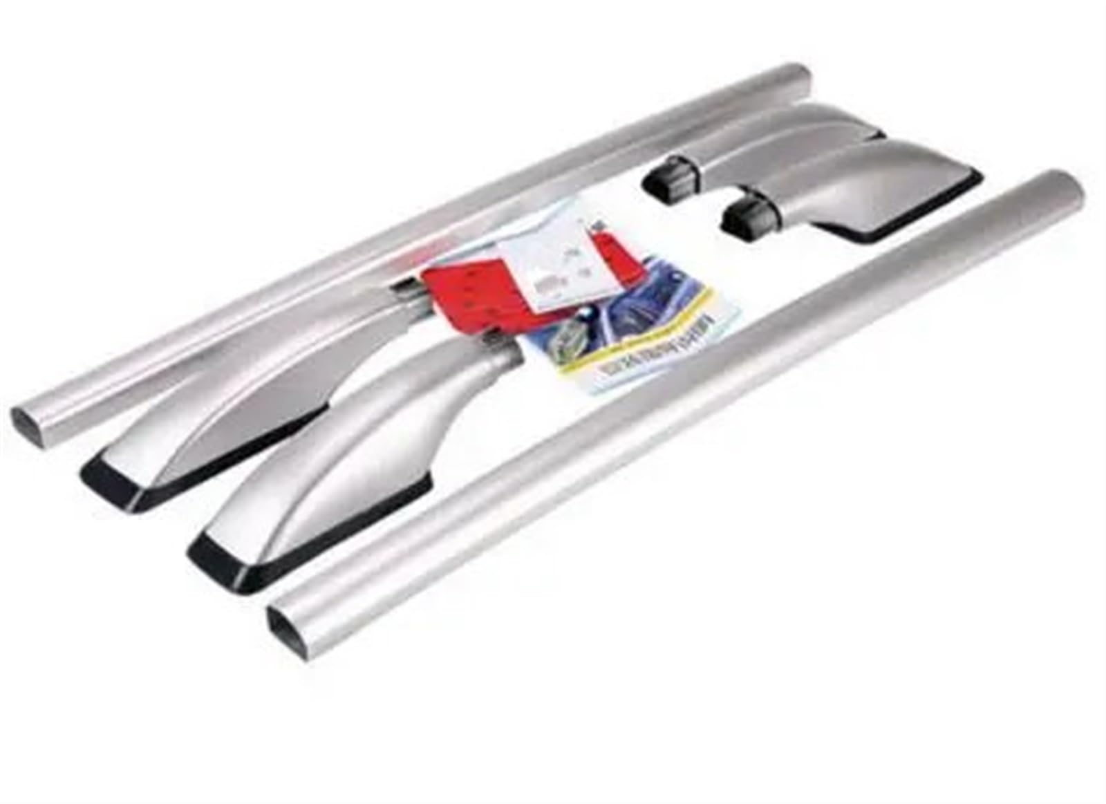 Auto Aluminiumlegierung Dachträger Gepäckträger Bar Autozubehör Für Jazz Für Fit Schrägheck Dachträger Relingträger(Silber) von SCUASKJ