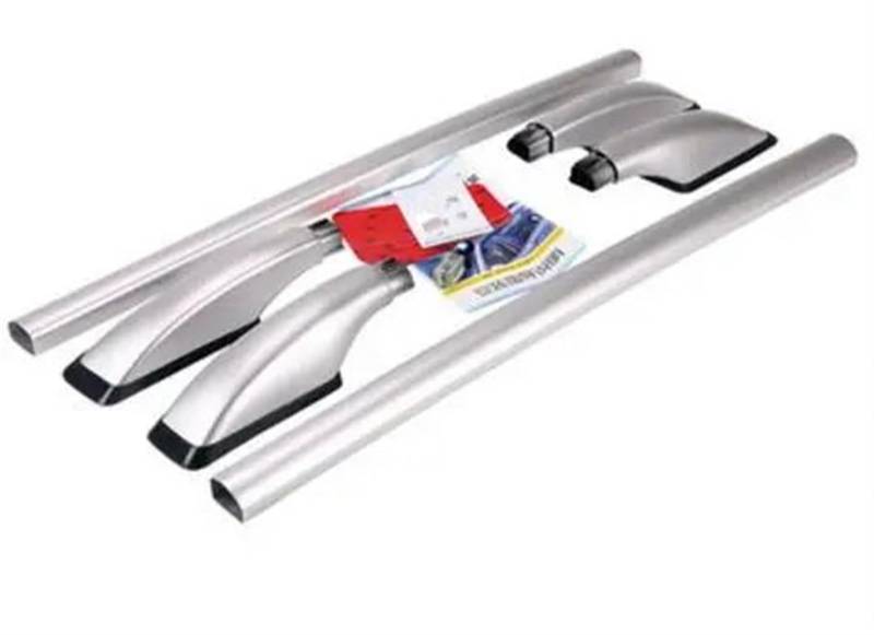 Auto Aluminiumlegierung Dachträger Gepäckträger Bar Autozubehör Für Jazz Für Fit Schrägheck Dachträger Relingträger(Silber) von SCUASKJ