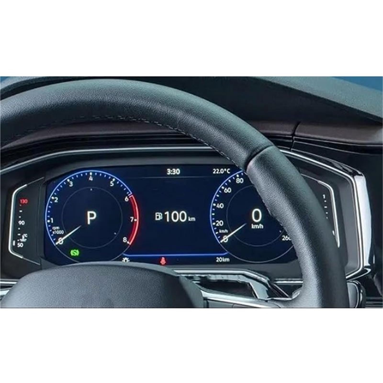 Auto Displayschutzfolie 10,1 Zoll Auto GPS Navigation Gehärtetes Glas Displayschutzfolie Innenaufkleber Für VW Für Virtus 2023 2024 GPS Schutzfolie(for Instrument) von SCUASKJ