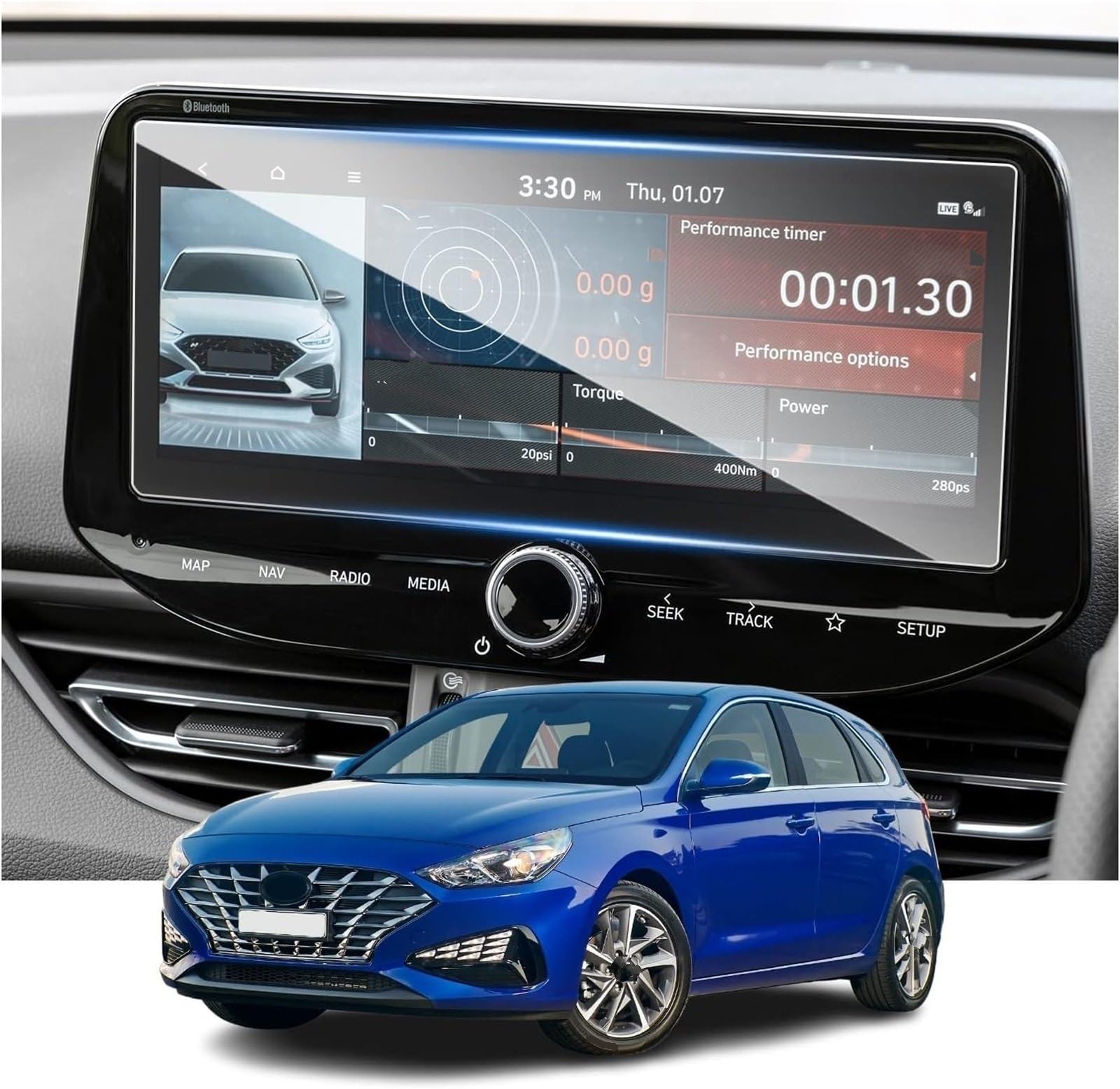 Auto Displayschutzfolie 10,25 Zoll LCD GPS-Navigation Gehärtetem Glas Bildschirm Film Protector Für Hyundai Für Kona EV Für I30 N Fastback N 2020 2021 2022 2023 GPS Schutzfolie Auto Displayschutzfolie 10,25 Zoll LCD GPS-Navigation Gehärtetem Glas Bildschirm Film Protector Für Hyundai Für Kona EV Für I30 N Fastback N 2020 2021 2022 2023 GPS Schutzfolie von SCUASKJ