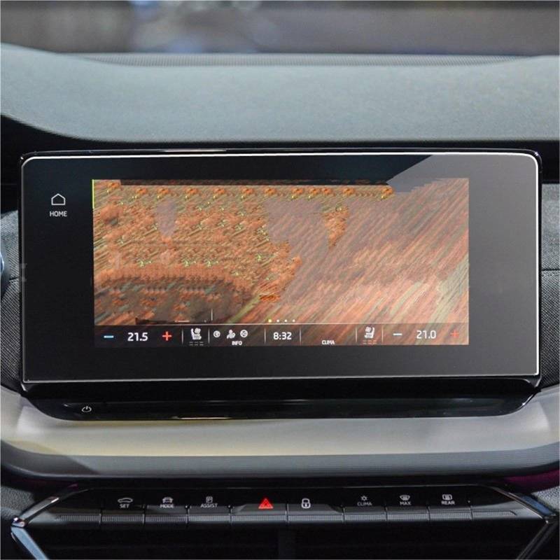 Auto Displayschutzfolie 10 Zoll Autoradio-Navigationsdisplay Bildschirm Aus Gehärtetem Glas Für Skoda Für Octavia 4 2020 GPS Schutzfolie von SCUASKJ