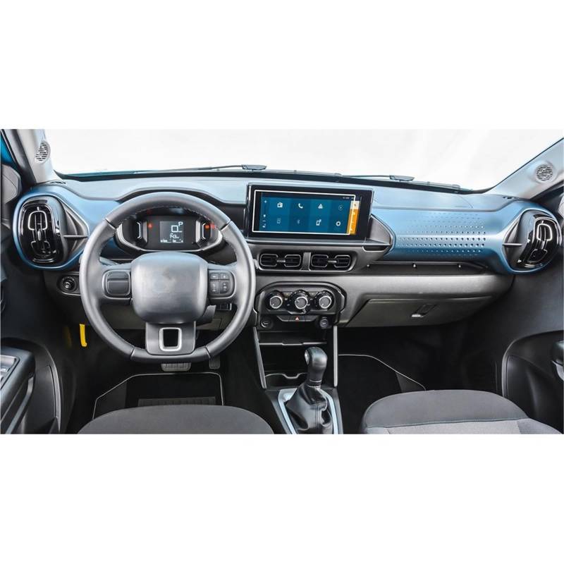 Auto Displayschutzfolie 10 Zoll Navigation GPS Bildschirm PET Protector Displayschutzfolie 2 STÜCKE Für Citroen Für C3 2021 2022 2023 2024 GPS Schutzfolie von SCUASKJ