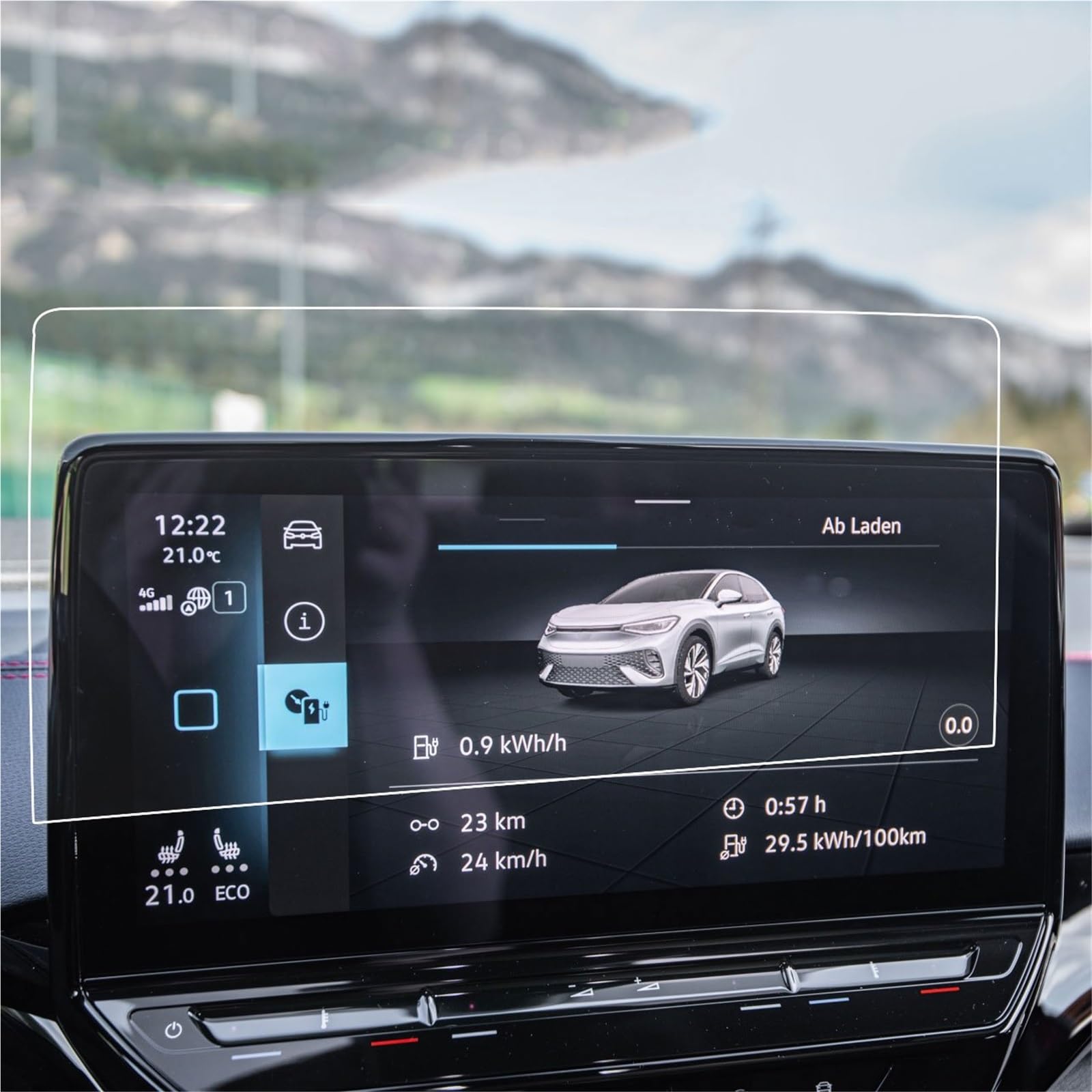 Auto Displayschutzfolie 12 Zoll Infotainment-Bildschirm Autoradio GPS-Navigation Gehärtetem Glas Schutzfolie Für VW Für ID.5 2022 2023 GPS Schutzfolie(GPS) von SCUASKJ