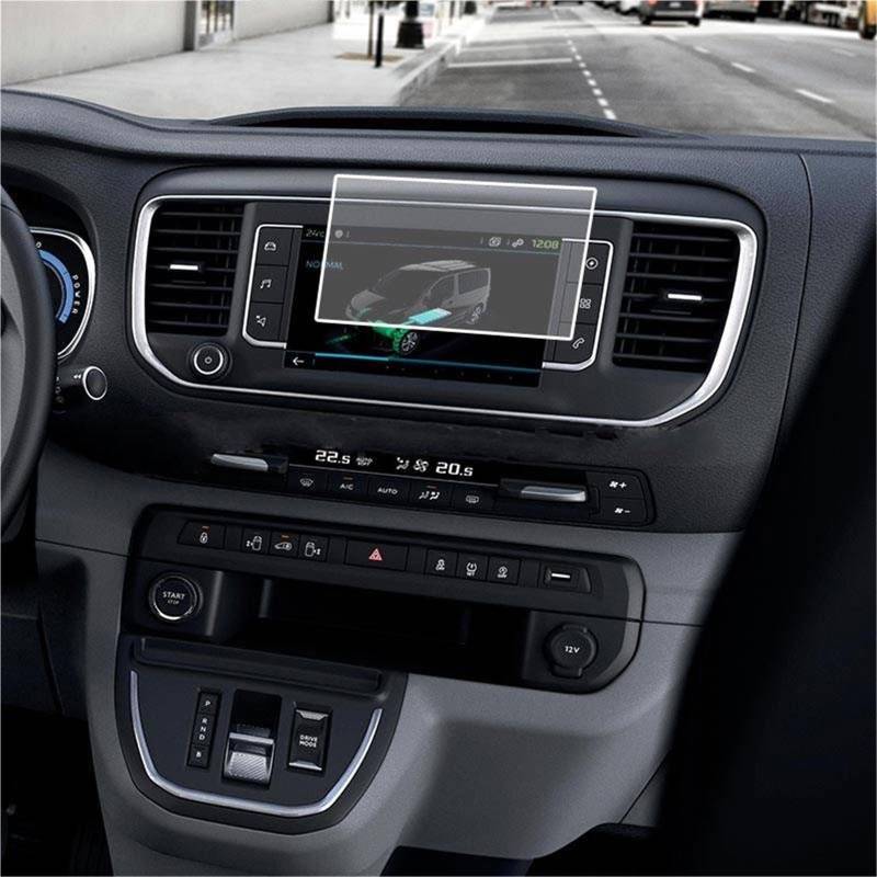 Auto Displayschutzfolie 7 Zoll Autoradio GPS-Navigation Innenausstattung Gehärtetes Glas Displayschutzfolie Für Peugeot Für Expert 2020 GPS Schutzfolie von SCUASKJ