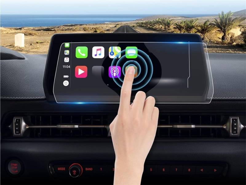Auto Displayschutzfolie 8,8 Zoll Auto GPS-Navigation Touchscreen PET Film Protector Für Toyota Für Supra GR A90 A91 MK5 2020 2021 2022 2023 2024 GPS Schutzfolie von SCUASKJ