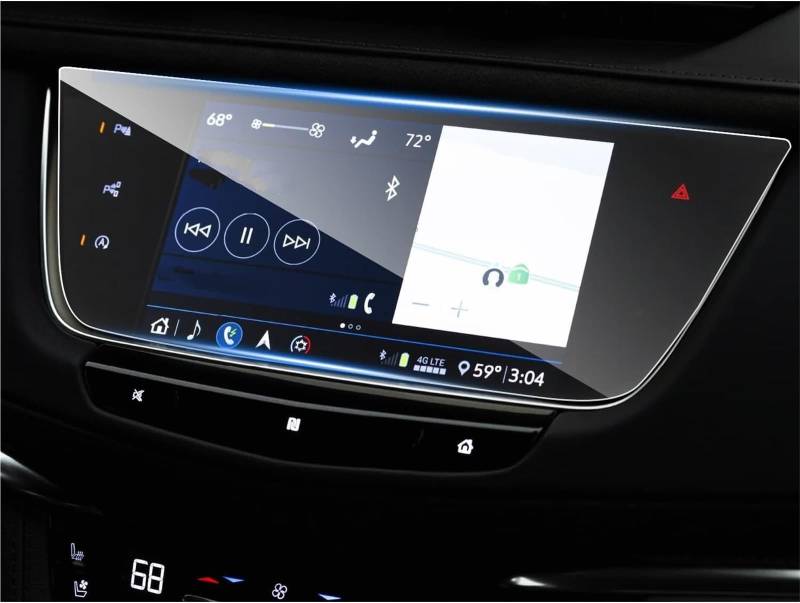 Auto Displayschutzfolie 8 Zoll Auto LCD GPS Navigation Gehärtetem Glas Touch Screen Film Protector Für Cadillac Für XT5 Für XT6 2019 2020 2021 2022 2023 GPS Schutzfolie von SCUASKJ