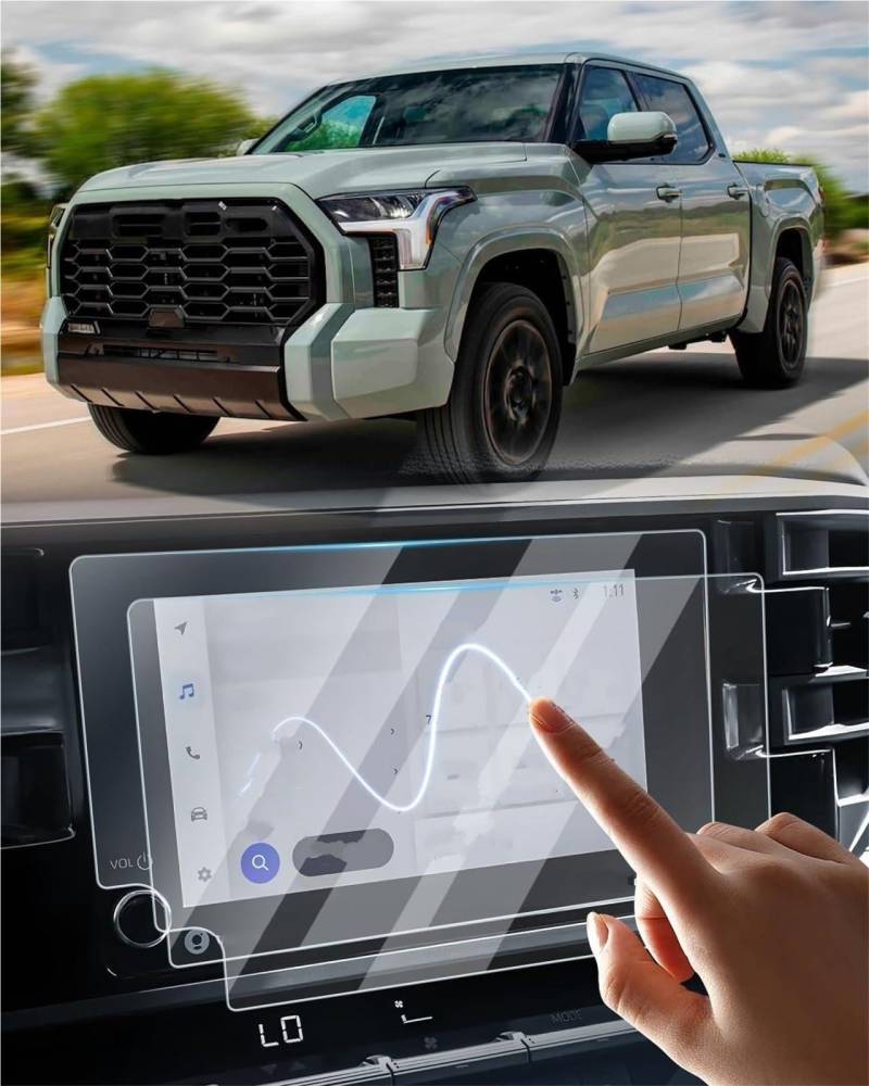 Auto Displayschutzfolie 8 Zoll GPS Navigation Gehärtetem Glas Screen Protector Film Für Toyota Für Tundra 2024 2023 2022 GPS Schutzfolie von SCUASKJ