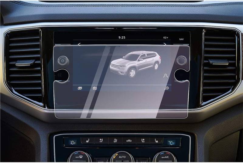 Auto Displayschutzfolie 8-Zoll-LCD-Autoradio-GPS-Navigations-Displayschutzfolie Aus Gehärtetem Glas Für VW Für Atlas 2018 2019 2020 2021 2022 2023 GPS Schutzfolie von SCUASKJ