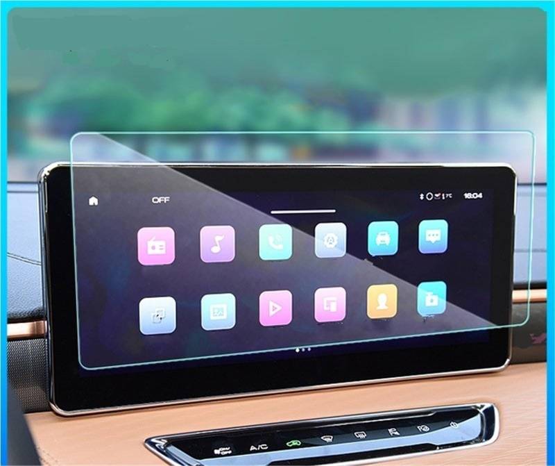 Auto Displayschutzfolie Auto Digital Cockpit Radio GPS Navigation Film Display Screen Protector Gehärtetem Glas Für Haval Für Jolion 2021 GPS Schutzfolie(for 10.25 inch) von SCUASKJ