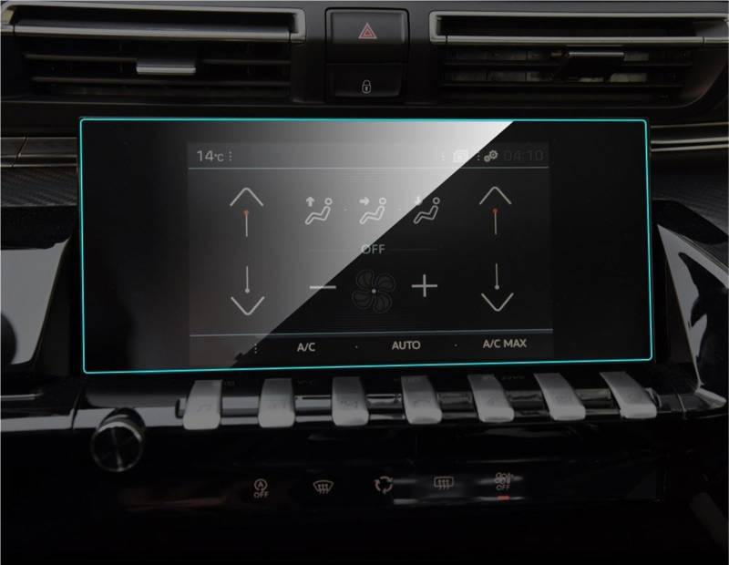 Auto Displayschutzfolie Auto GPS Navigation Displayschutzfolie Radio Schutzfolie Aus Gehärtetem Glas Für Peugeot 508 2019 2020 2021 2022 GPS Schutzfolie(8inch) von SCUASKJ