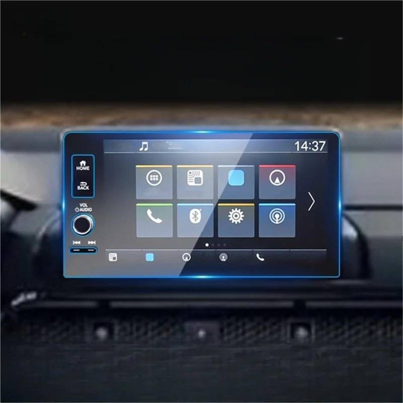 Auto Displayschutzfolie Auto GPS Navigation Gehärtetem Glas Screen Protector Film 9 Zoll Für CRV Für Civic Für HRV Für Pilot 2023 2024 GPS Schutzfolie(Left Hand Drive) von SCUASKJ