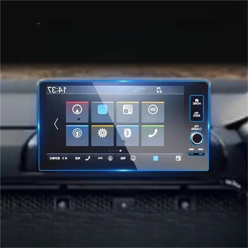 Auto Displayschutzfolie Auto GPS Navigation Gehärtetem Glas Screen Protector Film 9 Zoll Für CRV Für Civic Für HRV Für Pilot 2023 2024 GPS Schutzfolie(Right Hand Drive) von SCUASKJ