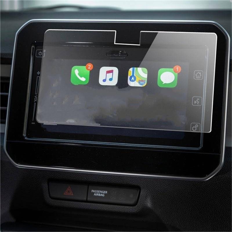 Auto Displayschutzfolie Auto GPS Navigation Portective Gehärtetem Glas Screen Protector Für Maruti Für Suzuki Für Ignis 2018 2019 2020 2021 GPS Schutzfolie von SCUASKJ