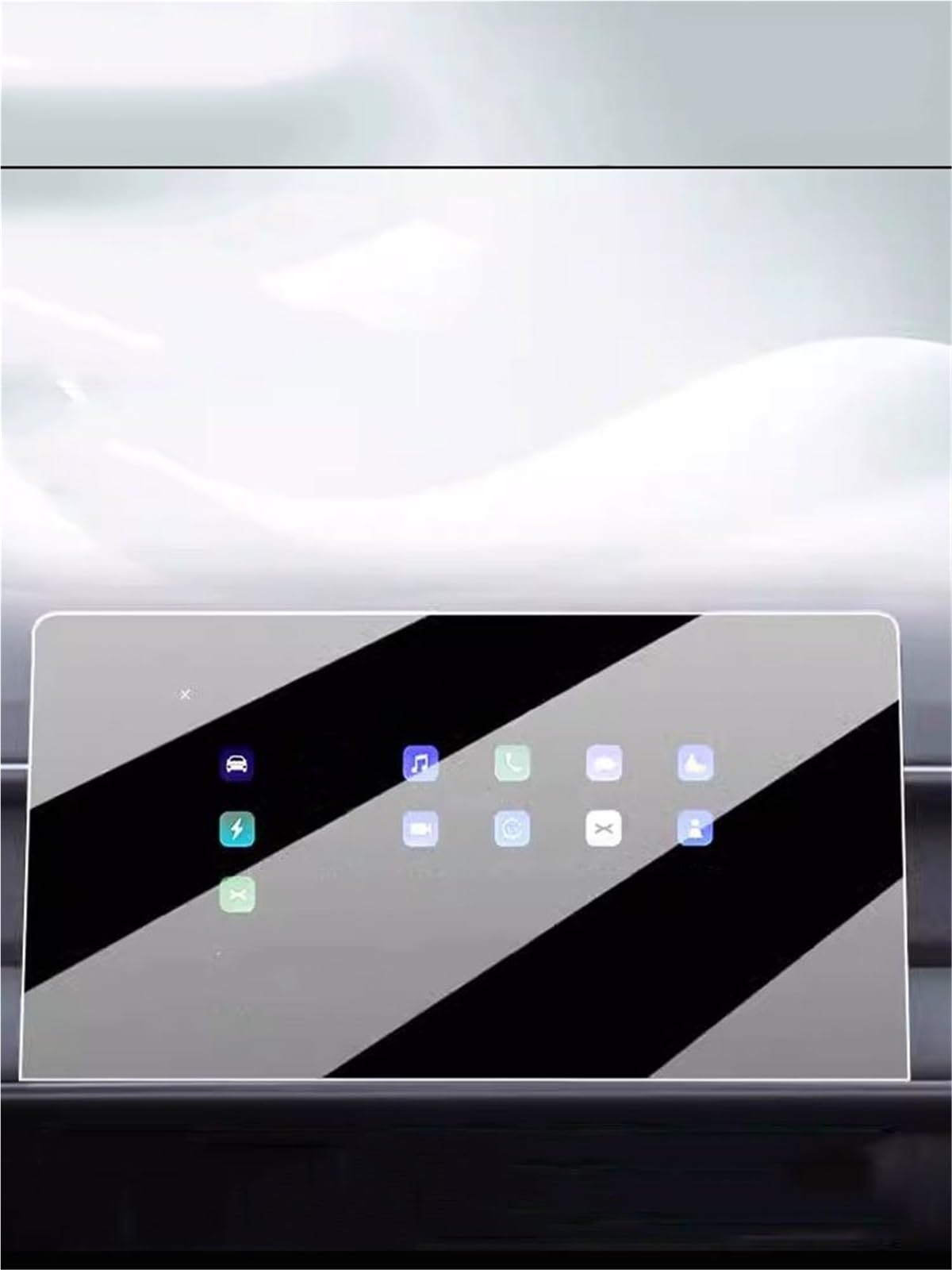 Auto Displayschutzfolie Auto GPS Radio Navigation Lcdscreen Gehärtetem Glas Schutzfolie Für Xpeng Für G6 2023 2024 GPS Schutzfolie(GPS) von SCUASKJ