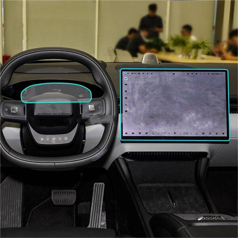 Auto Displayschutzfolie Auto-Infotainment-Radio GPS-Navigationsinstrument Armaturenbrett Film Gehärtetes Glas Displayschutzfolie Für ZEEKR Für 007 2023 2024 GPS Schutzfolie(GPS and Instrument) von SCUASKJ