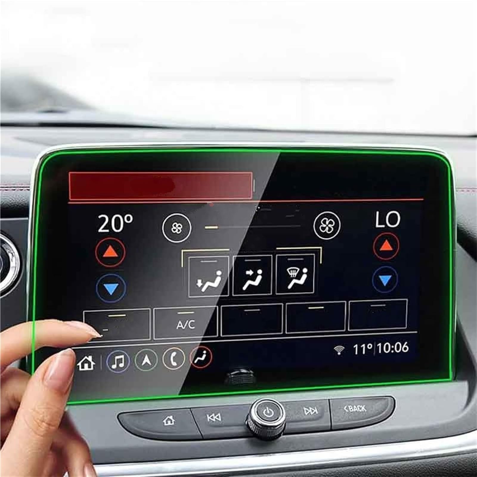 Auto Displayschutzfolie Auto-LCD-GPS-Navigation Und Armaturenbrett-TPU-Bildschirmschutzfolie Für Voyah Für KOSTENLOS 2021 2022 2023 GPS Schutzfolie(10 inch GPS) von SCUASKJ
