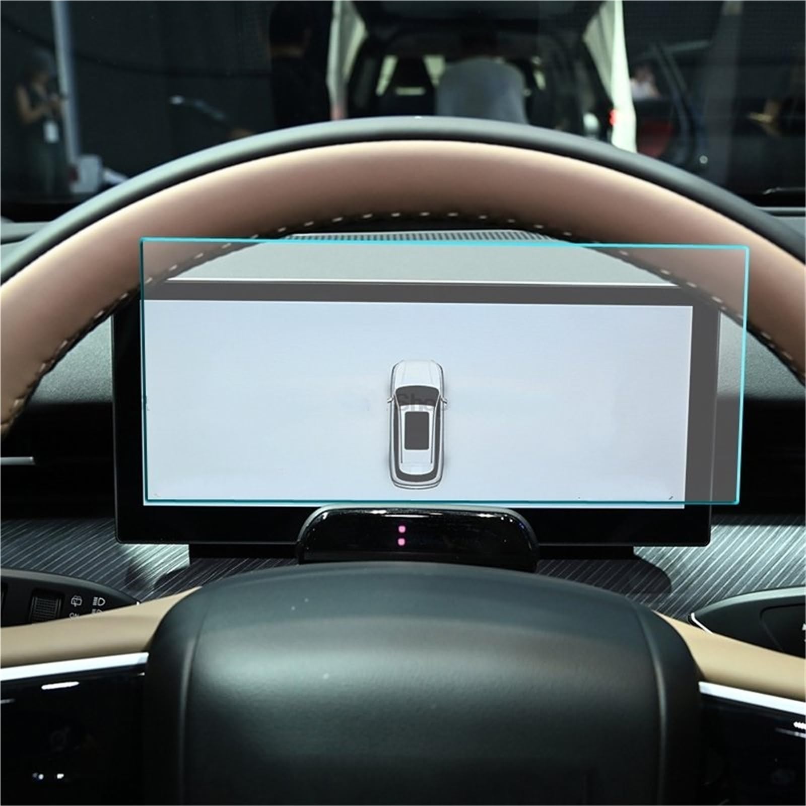 Auto Displayschutzfolie Auto LCD Touchscreen Navigation GPS Schutz Und Dashboard Zubehör Gehärtetem Glas Film Für TIGGO 9 2024 2025 GPS Schutzfolie(Dashboard) von SCUASKJ