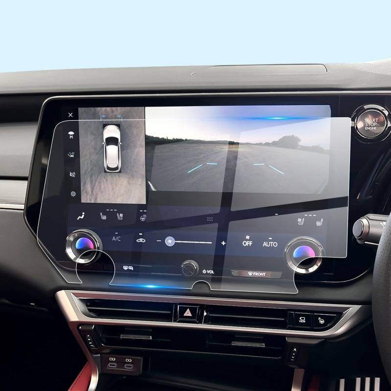 Auto Displayschutzfolie Auto Multimedia Display Screen Protector Innen Zubehör Für Lexus Für RX 350 350H 450H + 500H 2023 2024 GPS Schutzfolie(Right Hand Drive) von SCUASKJ