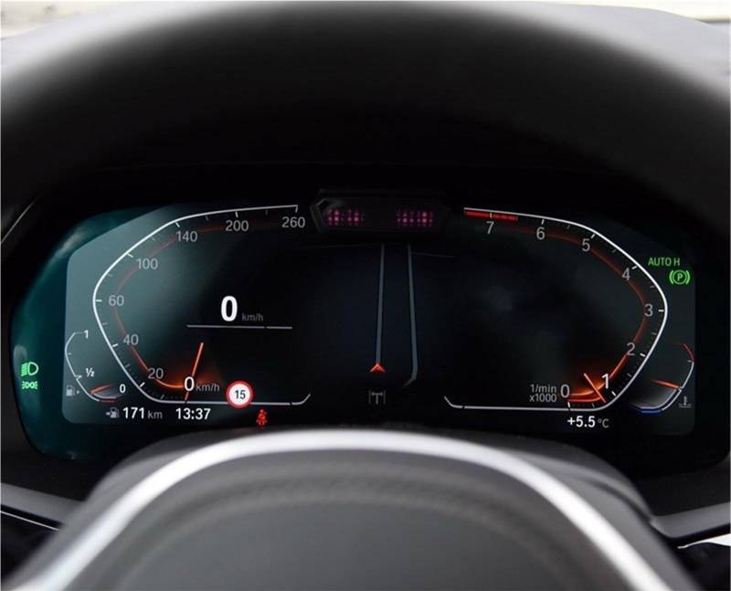 Auto Displayschutzfolie Autonavigation Displayschutzfolie Instrumententafel Schutzfolie Aus Gehärtetem Glas Für X5 Für X6 Für X7 G05 G06 G07 2019 2020 GPS Schutzfolie(Dashboard high Match) von SCUASKJ