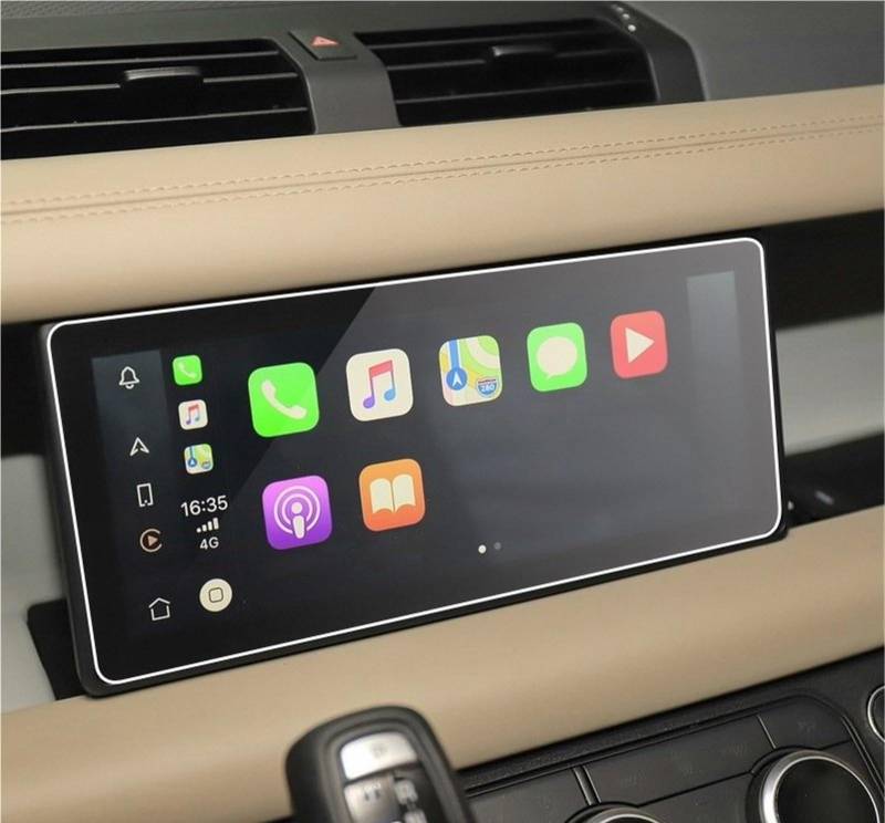Auto Displayschutzfolie Autonavigations-Displayschutzfolie Aus Gehärtetem Glas Für Land Für Rover Für Defender P400 HSE 2020 GPS Schutzfolie von SCUASKJ