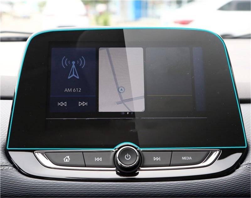 Auto Displayschutzfolie Autoradio GPS-Navigation Displayschutz Aus Gehärtetem Glas Für Chevrolet Für Tracker 2019 2020 2021 GPS Schutzfolie von SCUASKJ