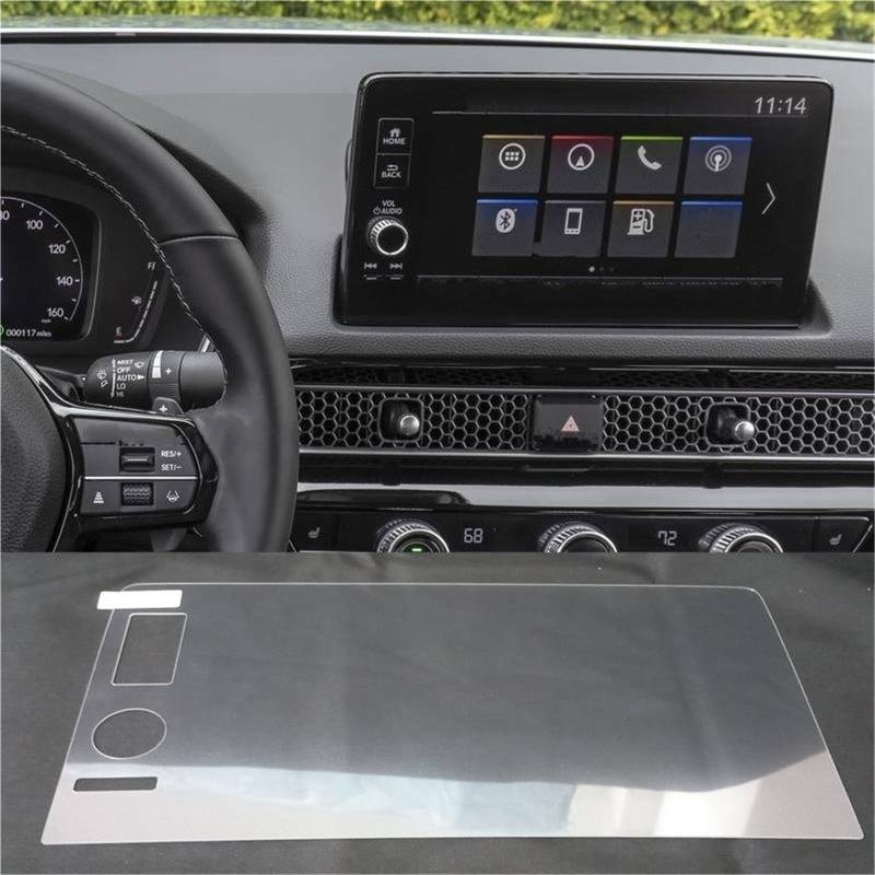 Auto Displayschutzfolie Autoradio GPS Navigation Displayschutzfolie Innenausstattung Gehärtetem Glas Film Für Civic 2025 GPS Schutzfolie(9 inch) von SCUASKJ