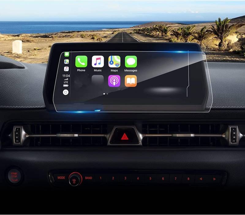 Auto Displayschutzfolie Autoradio GPS-Navigation PET-Displayschutzfolie 8,8 Zoll Für Toyota Für Supra 2020 2021 2022 2023 GPS Schutzfolie von SCUASKJ