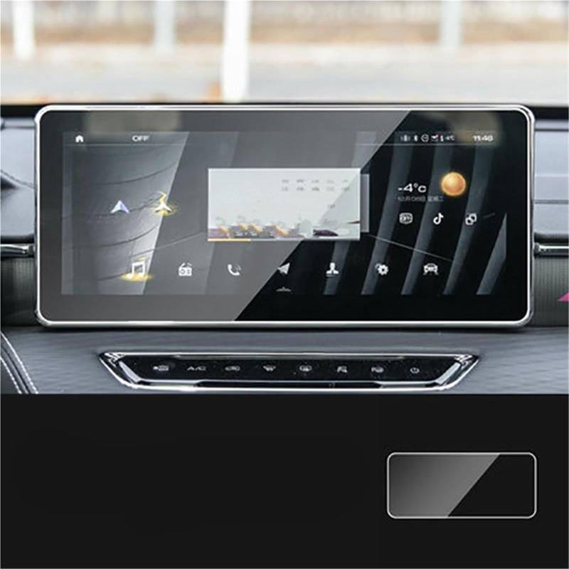Auto Displayschutzfolie Dashboard-Navigation Membran Auto GPS Display Gehärtetem Glas Bildschirm Schutz Film Sticke 12,3 Zoll Für Haval Für Jolion 2021 GPS Schutzfolie(for GPS) von SCUASKJ