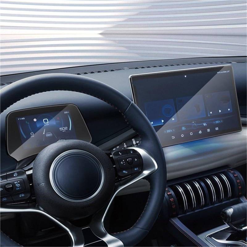 Auto Displayschutzfolie Für BYD Für Atto 3 2022 2023 Auto Gehärtetem Glas Film Center Control Touchscreen Navigation Screen Protector GPS Schutzfolie(12.8inch GPS Film) von SCUASKJ
