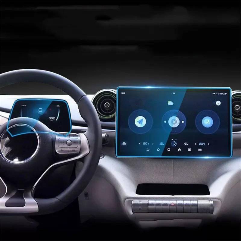 Auto Displayschutzfolie Für BYD Für Dolphin 2023 2024 Auto GPS Navigation Schutzfolie LCD Bildschirm Gehärtetem Glas Protector Anti-Kratz-Film Montage GPS Schutzfolie von SCUASKJ